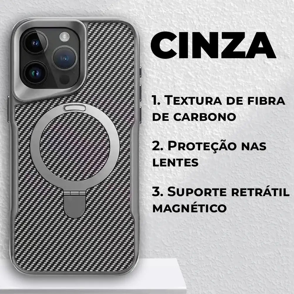 Case Apple Newzone Fibra de Carbono