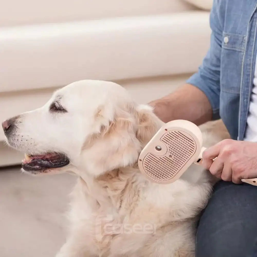 Escova pet 3 em 1 Recarregável a Vapor