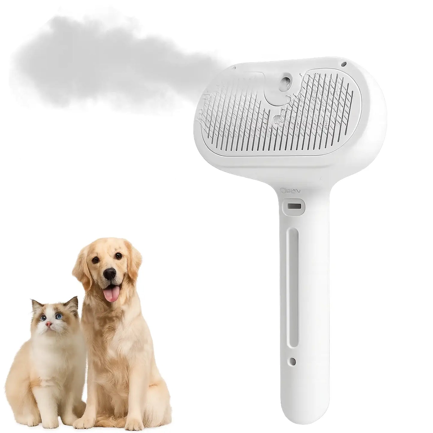 Escova pet 3 em 1 Recarregável a Vapor