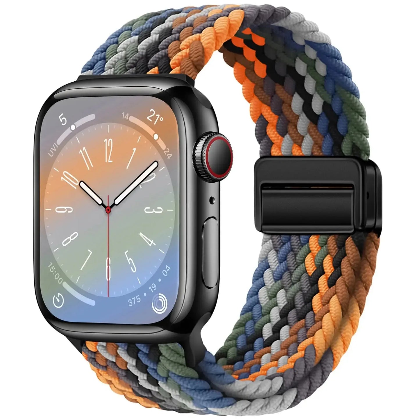 Pulseira Trançada de Nylon Magnética Apple Watch