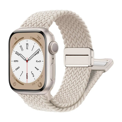 Pulseira Trançada de Nylon Magnética Apple Watch